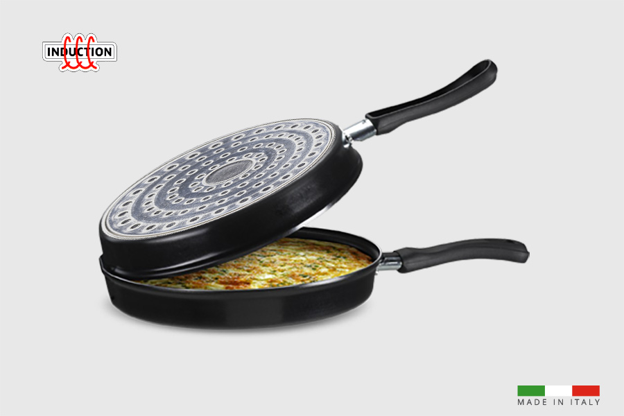 Induction omelette pan